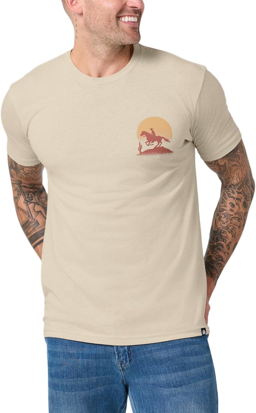 Mens Graphic T-Shirts Cool Nature Design Tees Short Sleeve S-4XL - Mesa Shadows