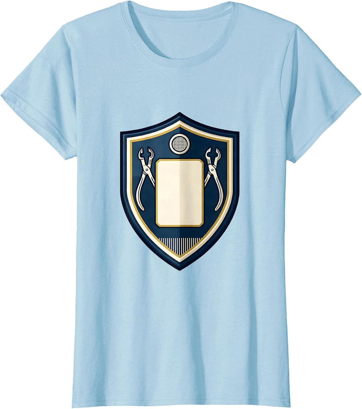Surgical Tech Emblem Medical Scrub Tech Gift T-Shirt - Baby Blue