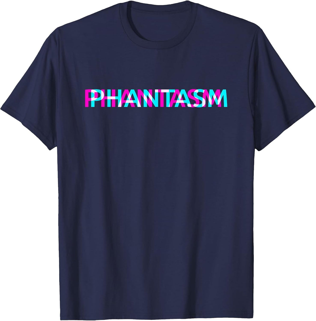 Phantasm Edgy Aesthetic Grunge Emo Pastel Goth Halloween T-Shirt - Navy Blue