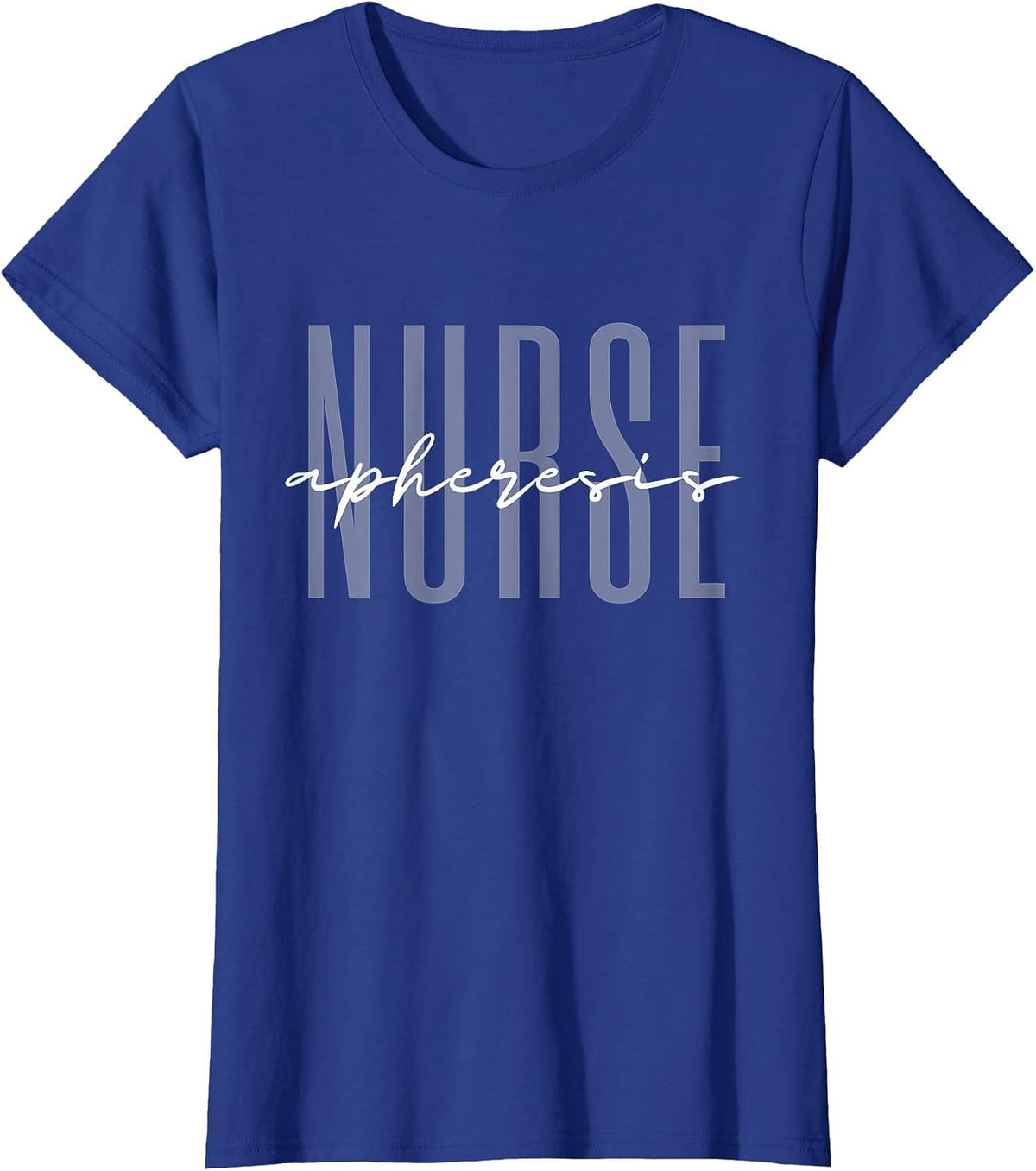 Apheresis Nurse Dialysis Nurse Nephrology Nursing T-Shirt - Royal Blue