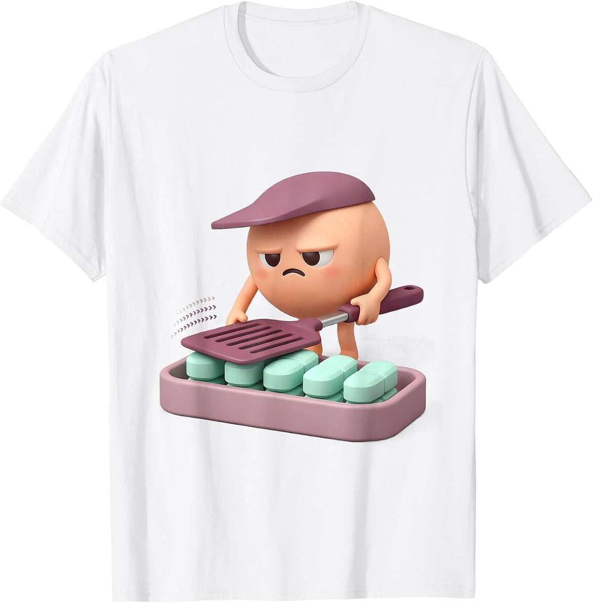 Men's Kawaii Spatula Pharmacy Tech Cute Pharmacist Gift T-Shirt - White