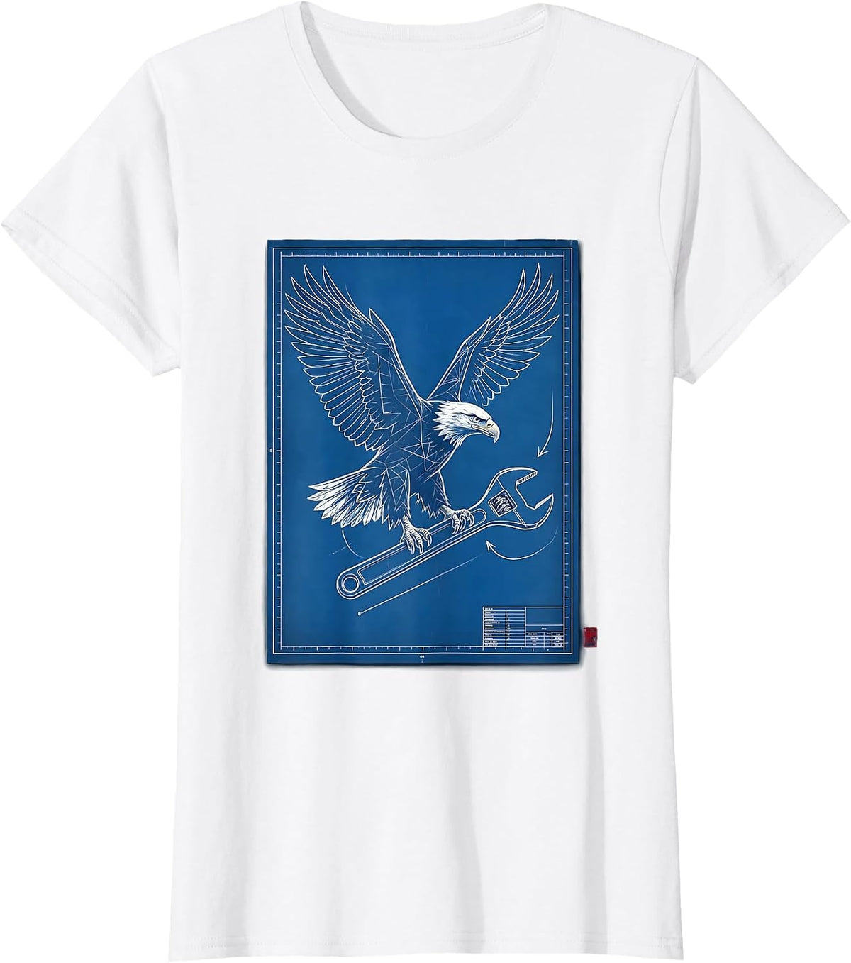 Valley Forge Automotive Eagle Crescent Wrench T-Shirt - White