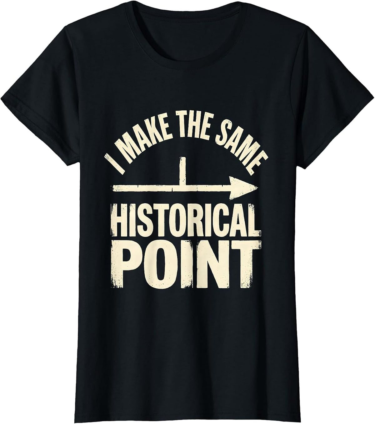 I Make The Same Historical Point Funny History Teacher T-Shirt - Black