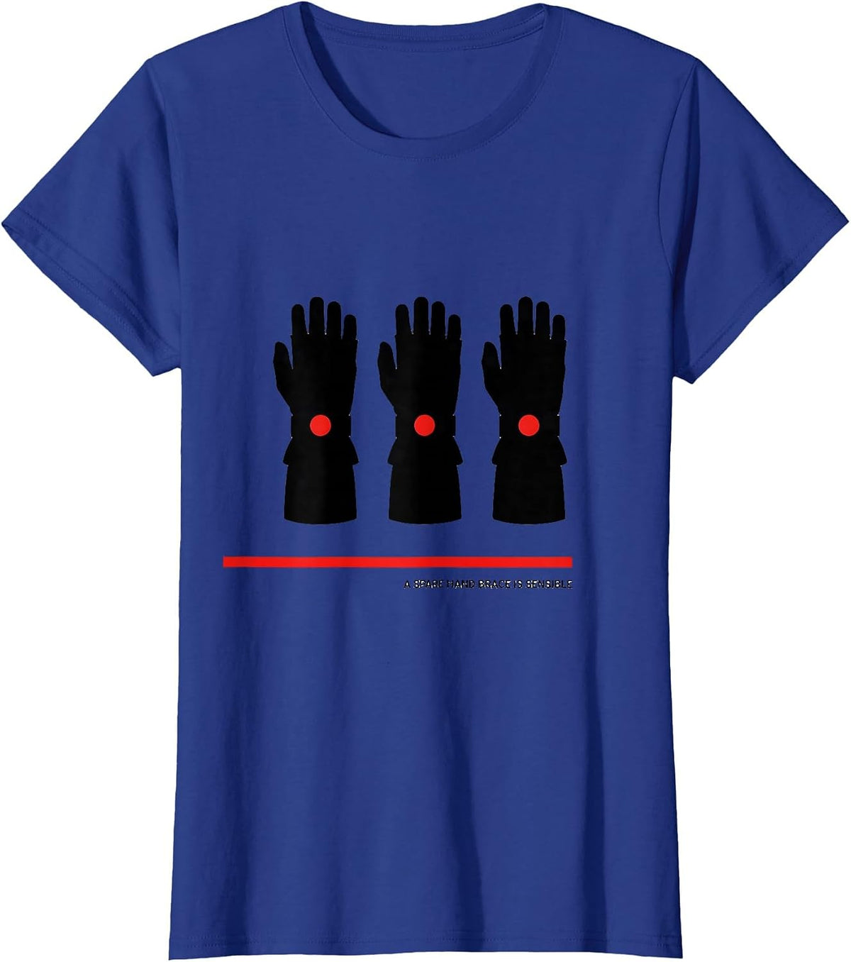 Women's A Spare Hand Brace Is Sensible Funny Woodworker Carpenter T-Shirt - Royal Blue