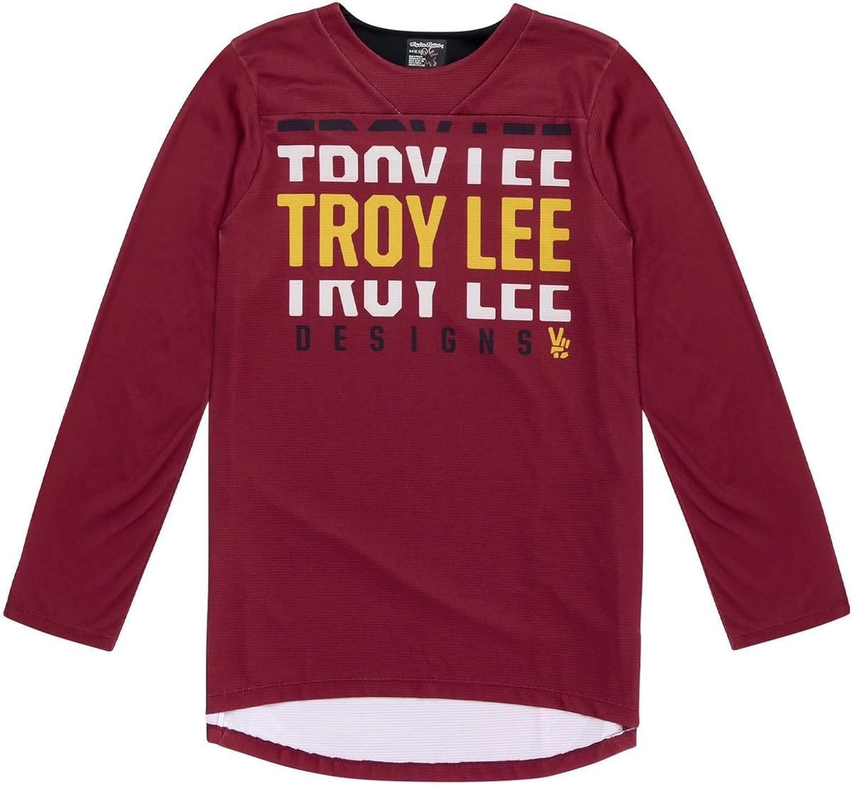 Troy Lee Designs Ruckus Ride 3/4 Sleeve Tee - Spun Oxblood