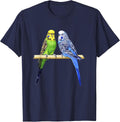 Colorful Parrots Parrot Birds Bird Lover Parakeets T-Shirt - Navy Blue