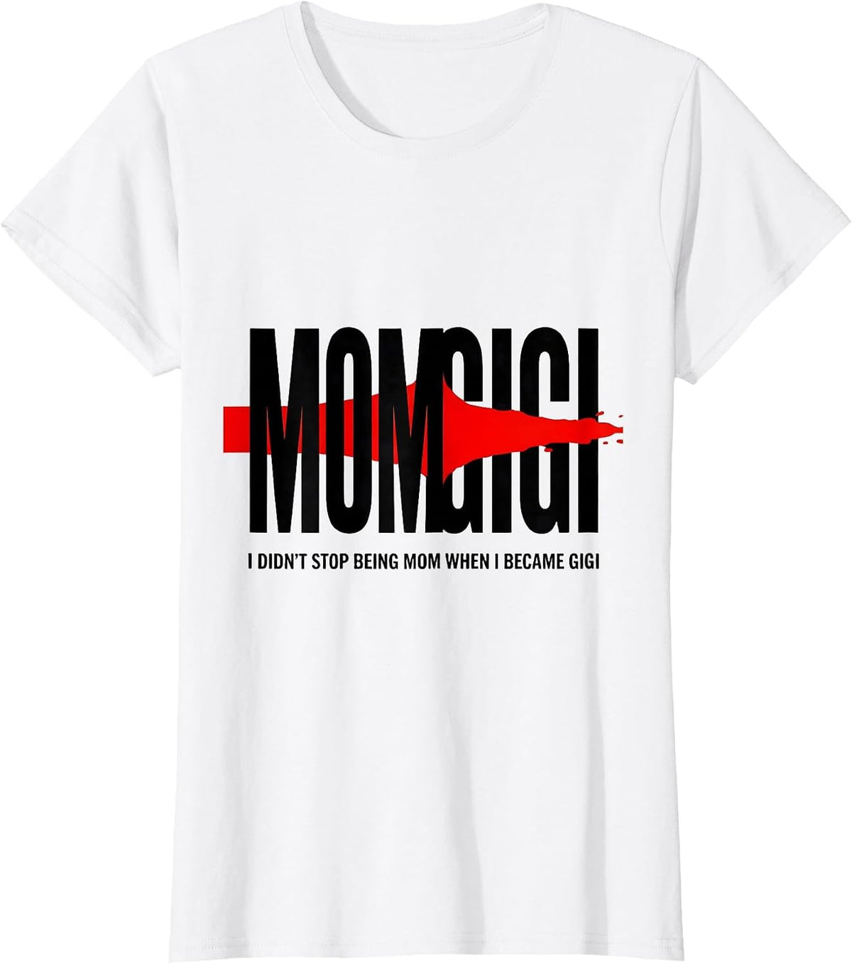 I Didn't Stop Being Mom When I Became Gigi Grandma T-Shirt - White
