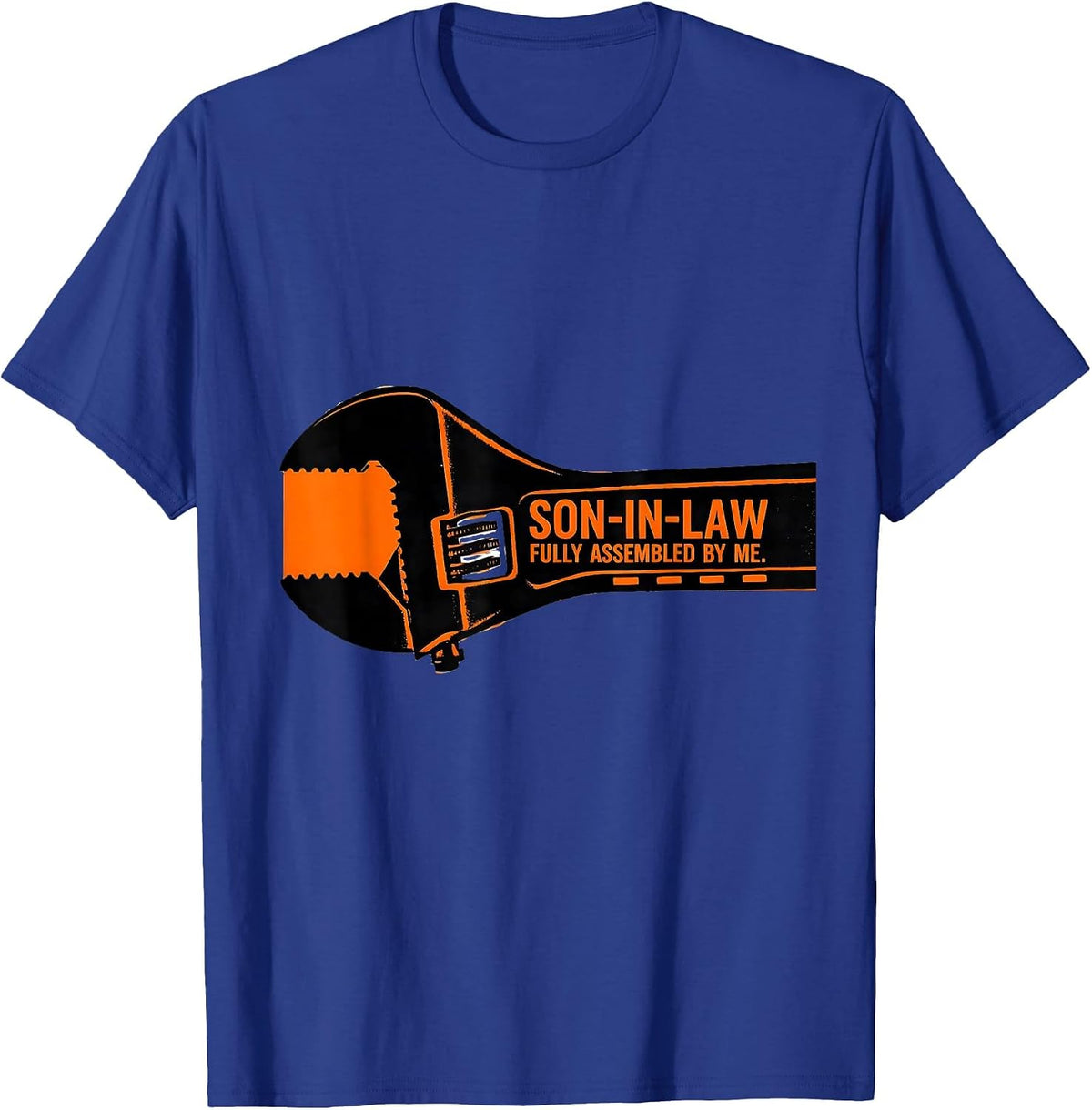Men's Son-In-Law Fully Assembled By Me Funny Family Role Gift T-Shirt - Royal Blue