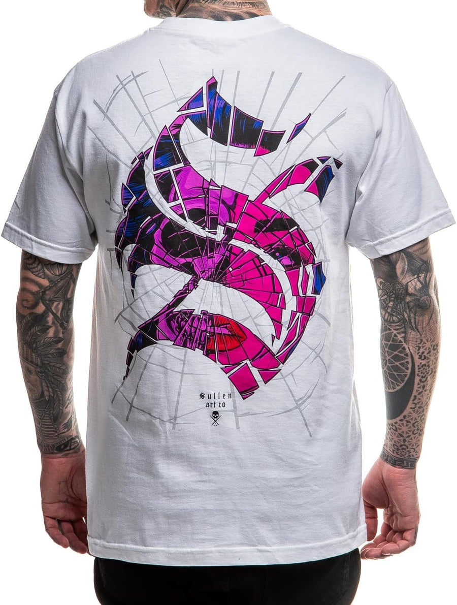 Sullen Men's Shattered Summer Daze Capsule Tattoo Lifestyle Graphic Standard Cotton Short Sleeve Tee - As Pictured
