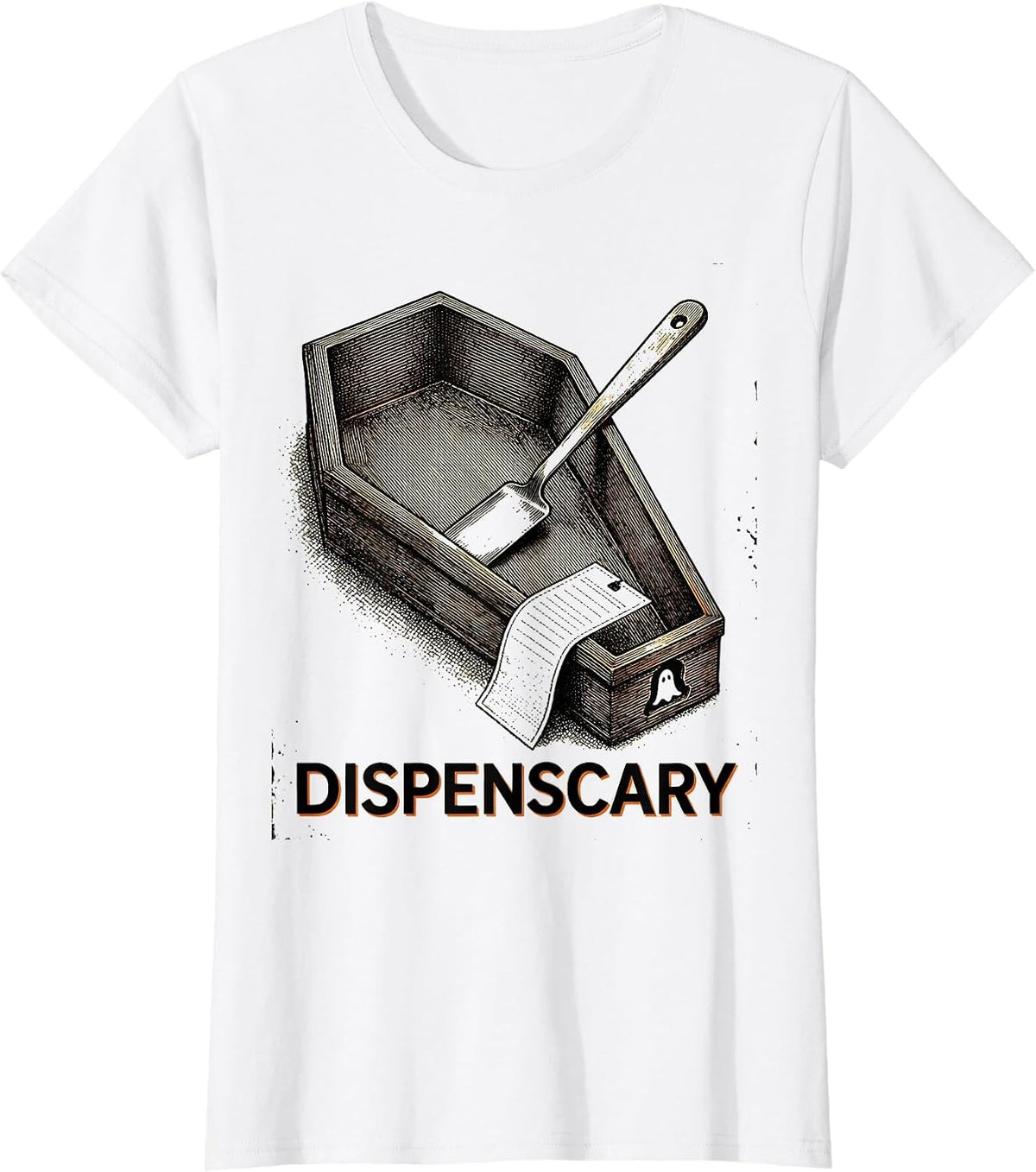 Women's Dispenscary Pharmacy Halloween Pharmacist Tech Crew T-Shirt - White