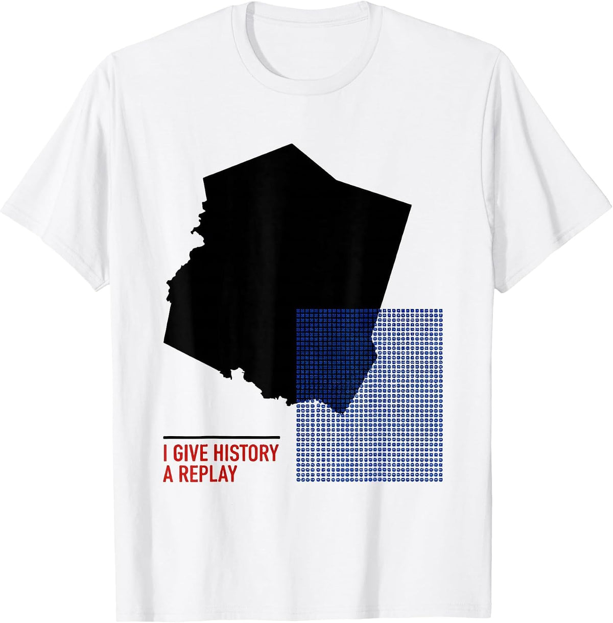 Men's I Give History A Replay Funny History Teacher Subject Pride T-Shirt - White