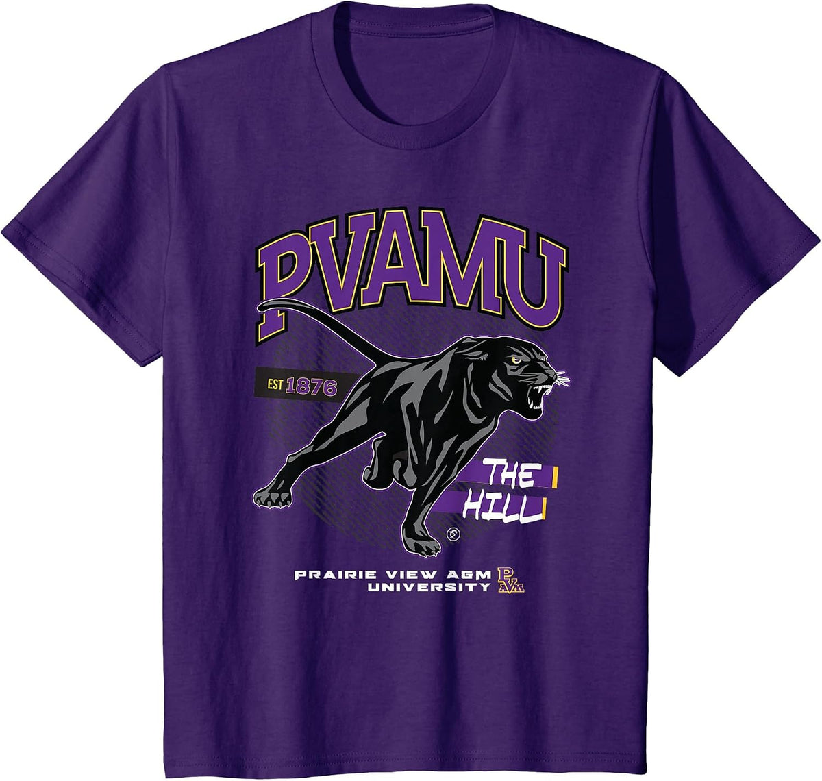 Prairie View A&M University - HBCU - The Hill - PVAMU T-Shirt - Purple