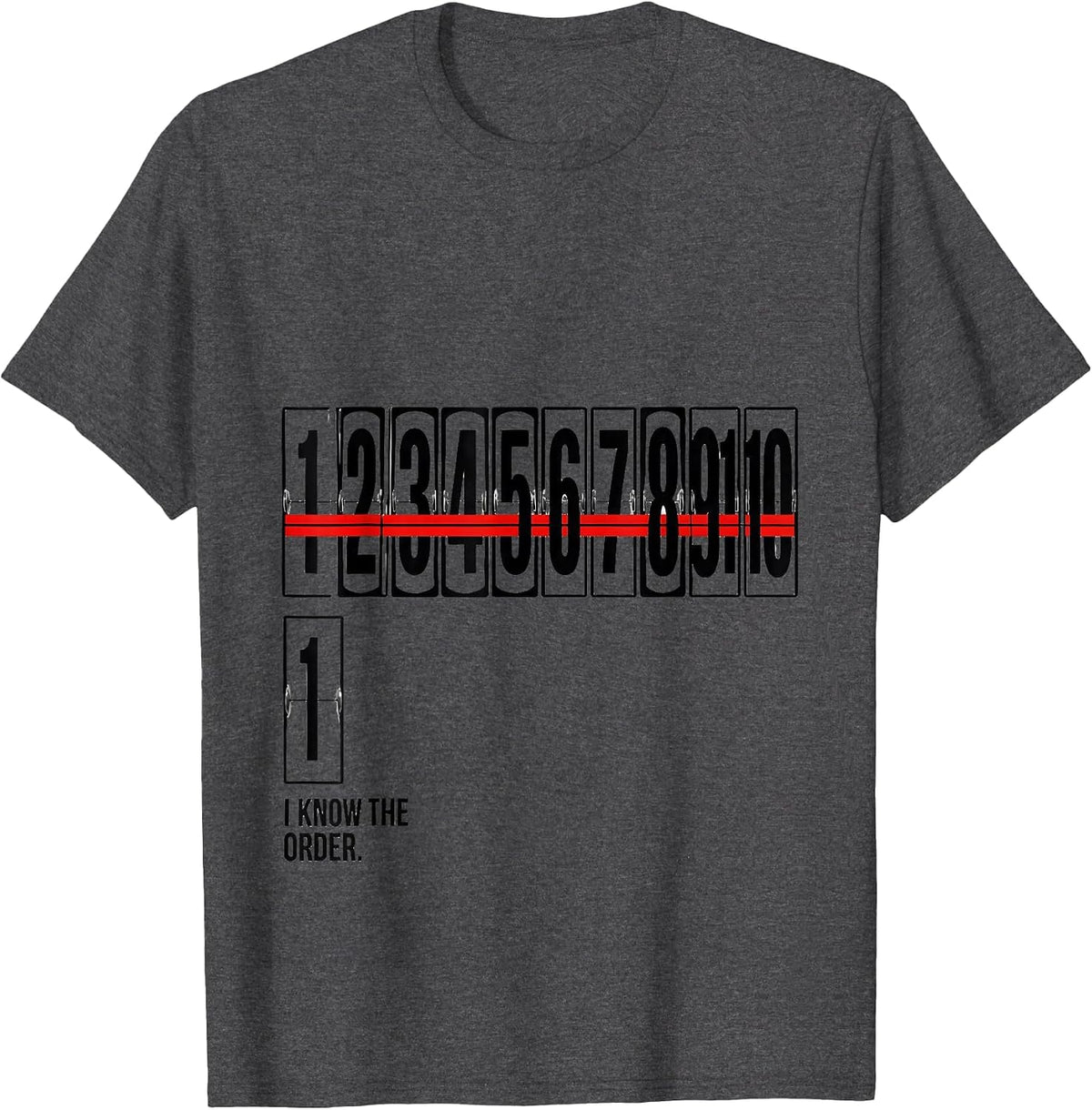 I Know The Order Funny Mechanic Garage Car Guy Humor T-Shirt - Dark Heather Grey