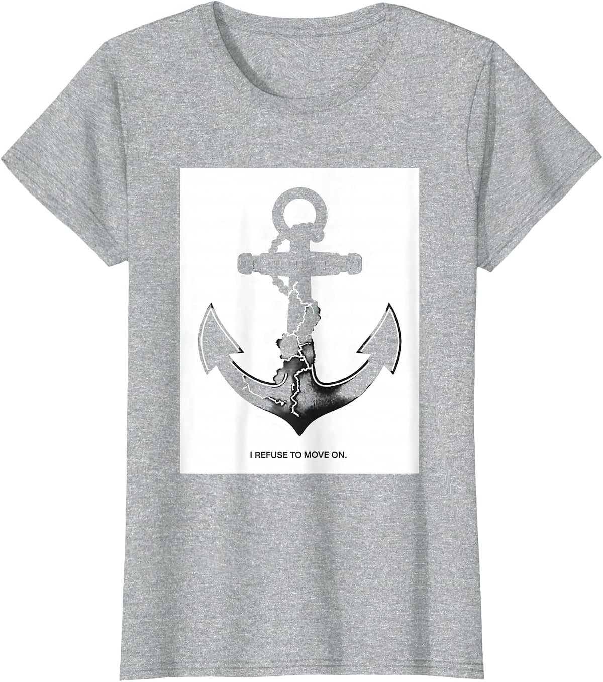 Women's I Refuse To Move On Funny History Teacher Back To School T-Shirt - Heather Grey