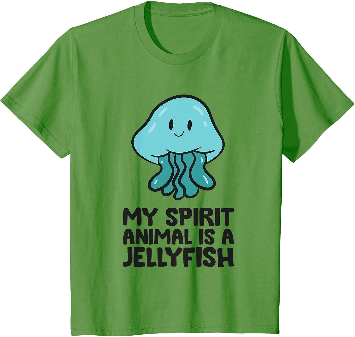 My Spirit Animal is A Jellyfish T-Shirt - Grass Green