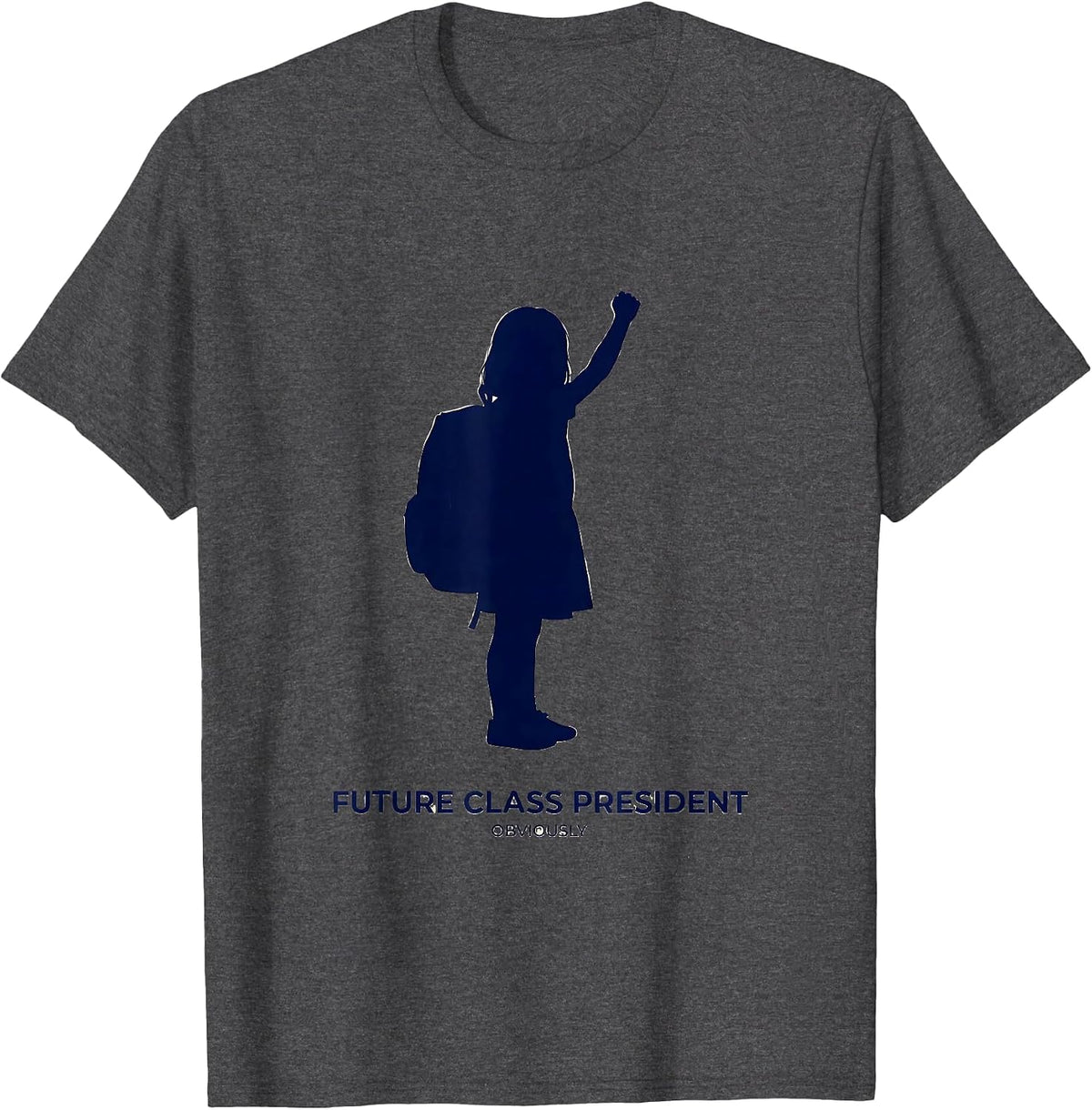 Future Class President First Day of Kindergarten T-Shirt - Dark Heather Grey