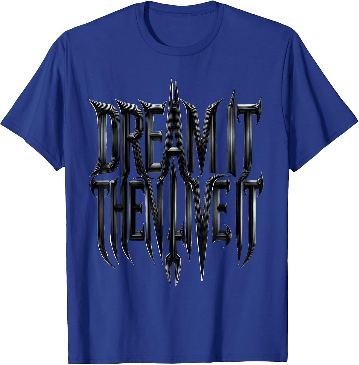 Dream It Then Live It Reveur House Design T-Shirt - Royal Blue