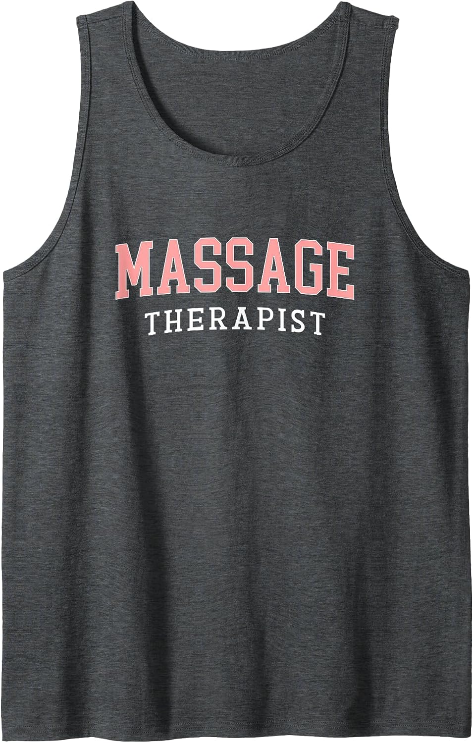 Massage Therapist LMT Licensed Massage Therapist Tank Top - Dark Heather Grey
