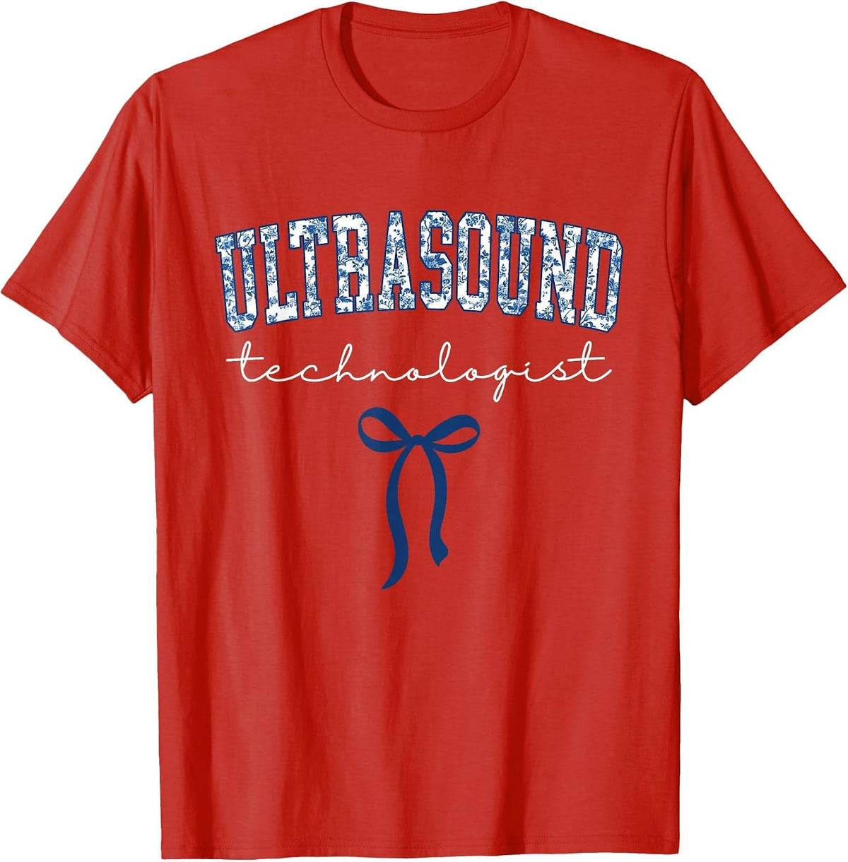 Ultrasound Technologist Sonographer Medical Imaging T-Shirt - Red