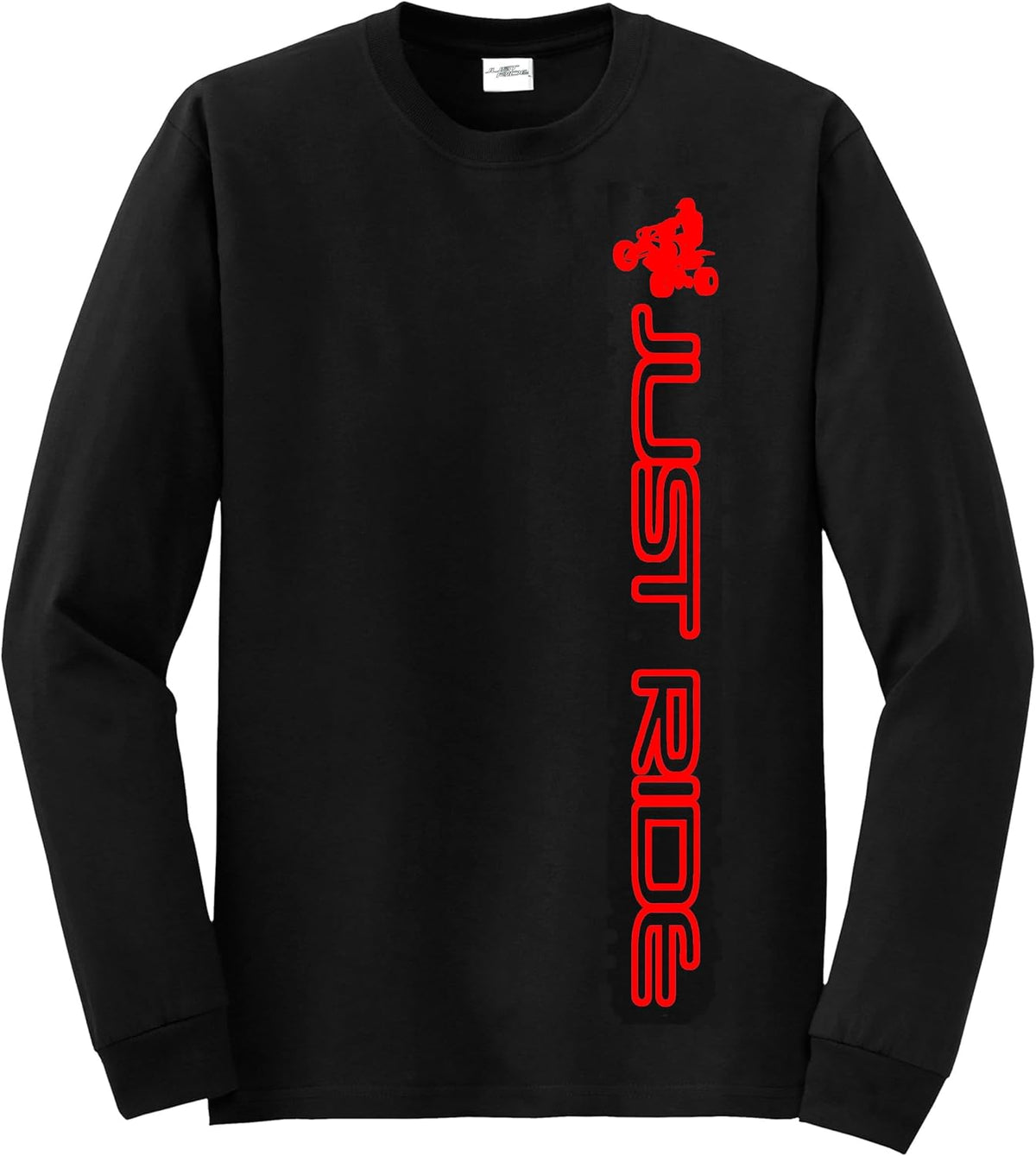JUST RIDE Quad ATV Long Sleeve Shirt - Red