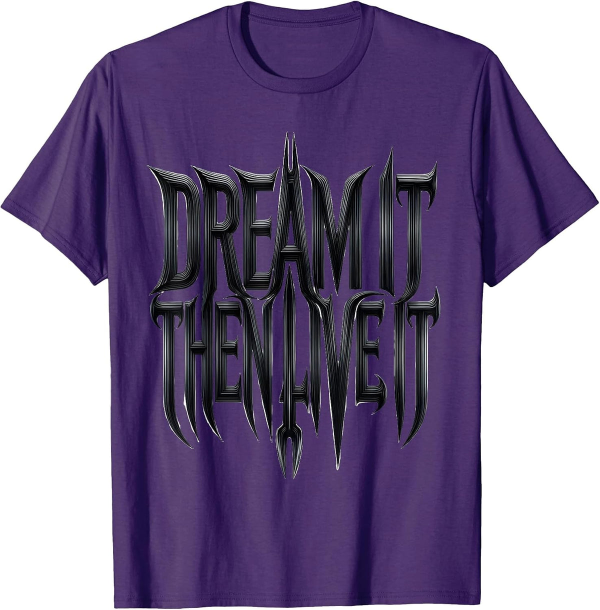 Dream It Then Live It Reveur House Design T-Shirt - Purple