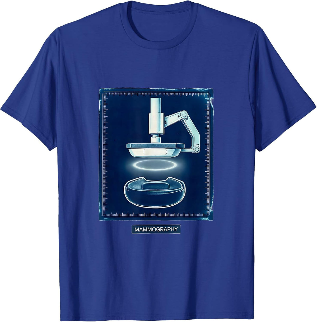 MAMMOGRAPHY Cute Radiology Tech Coquette Playful Pride T-Shirt - Royal Blue