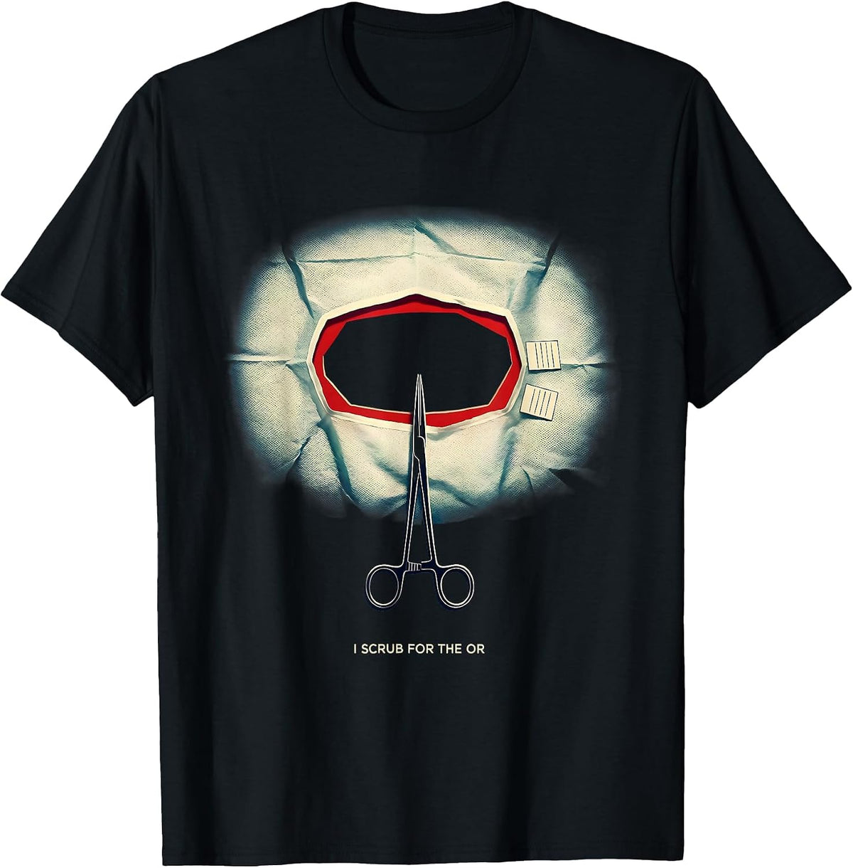 Men's I Scrub For The OR Funny Surgical Tech Occupational Pride T-Shirt - Black