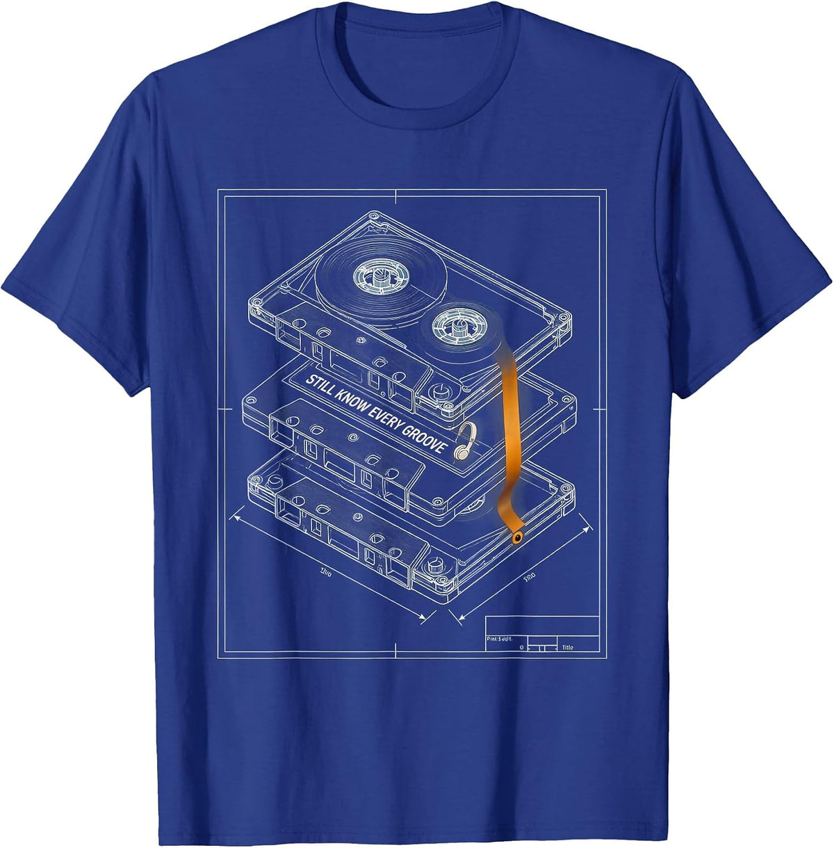 Still Know Every Groove 90s R&B Music Fan Retro T-Shirt - Royal Blue