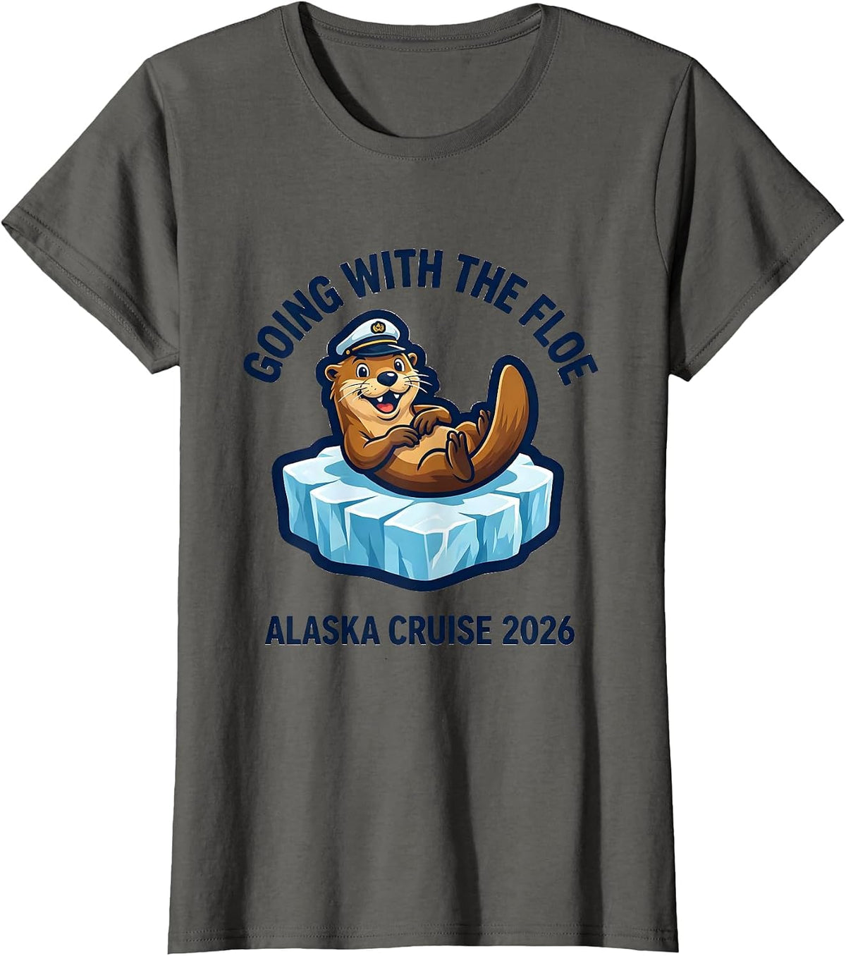 Women's Going With The Floe — Alaska Cruise 2026 Family T-Shirt - Asphalt Grey