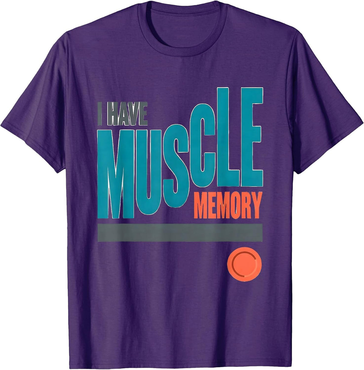 I Have Muscle Memory Funny Massage Therapist LMT Gift T-Shirt - Purple