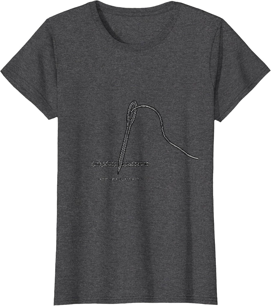 Women's Closes The Skin Scrub Tech Surgical Technologist T-Shirt - Dark Heather Grey
