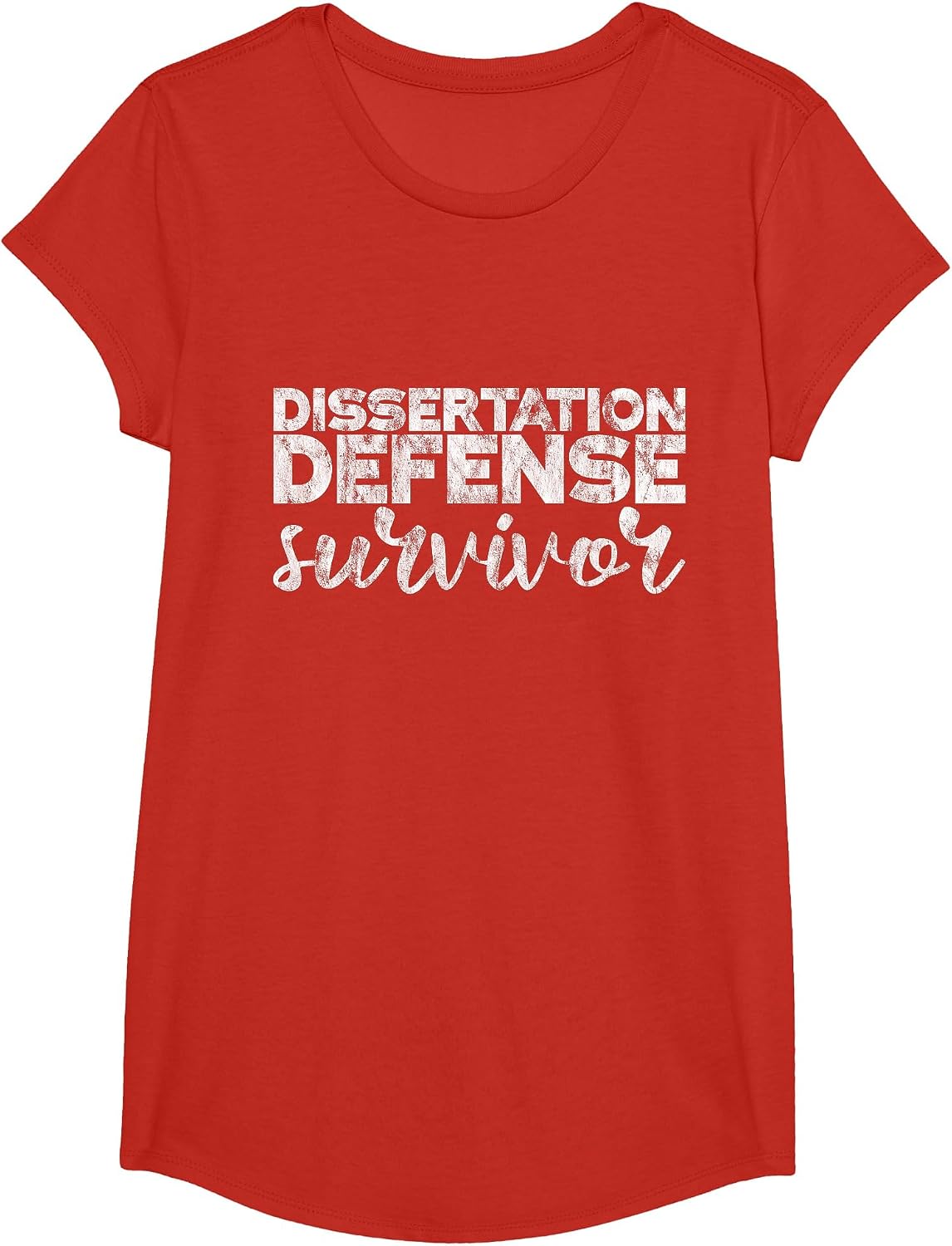 Dissertation Defense Survivor - T-Shirt - Girls Red