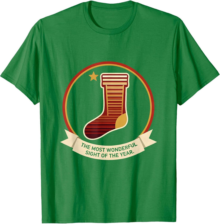 Men's The Most Wonderful Sight of the Year Funny Optometrist Eye T-Shirt - Kelly Green