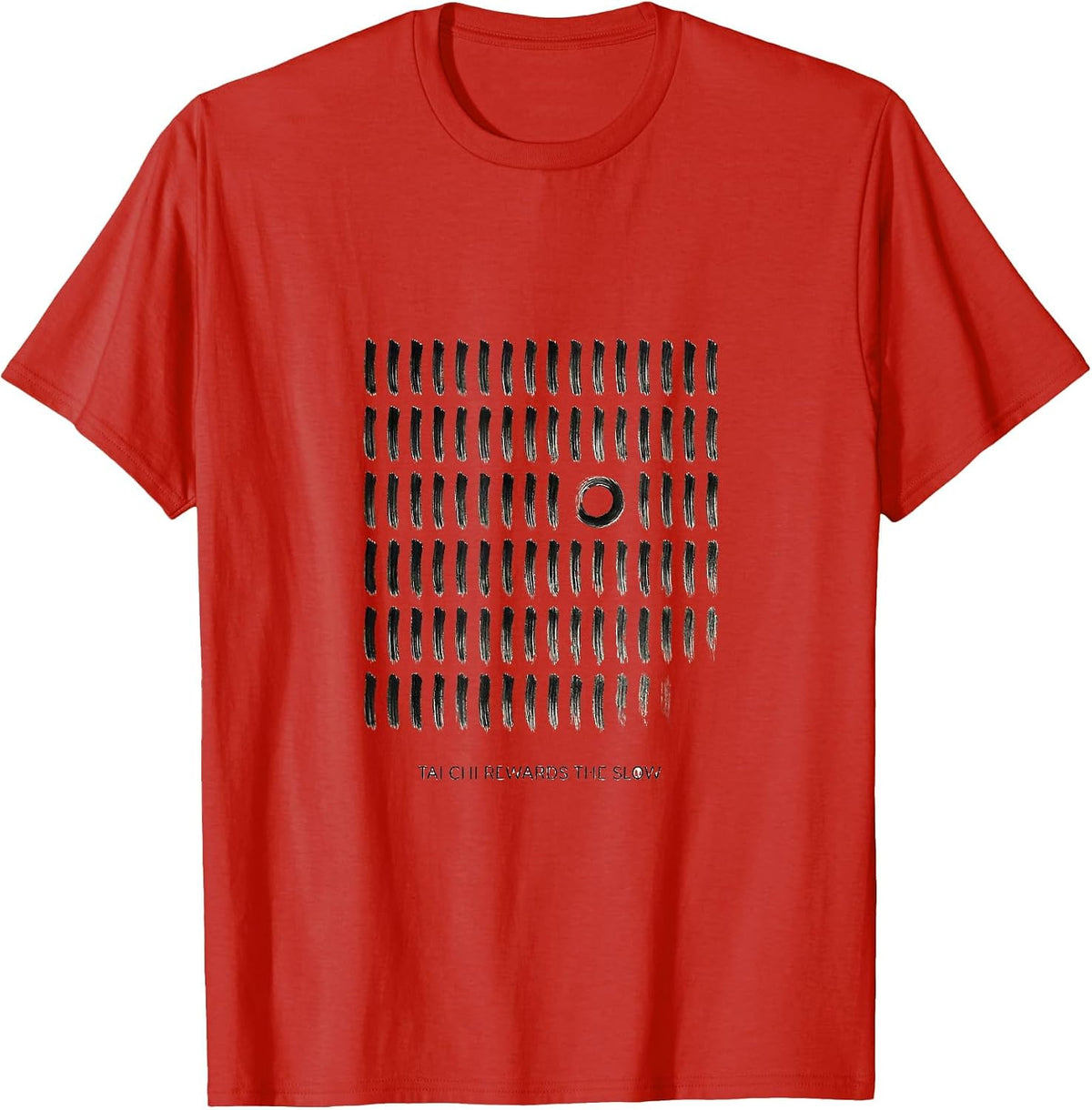Men's Tai Chi Rewards The Slow Zen Martial Arts Balance Gift T-Shirt - Red