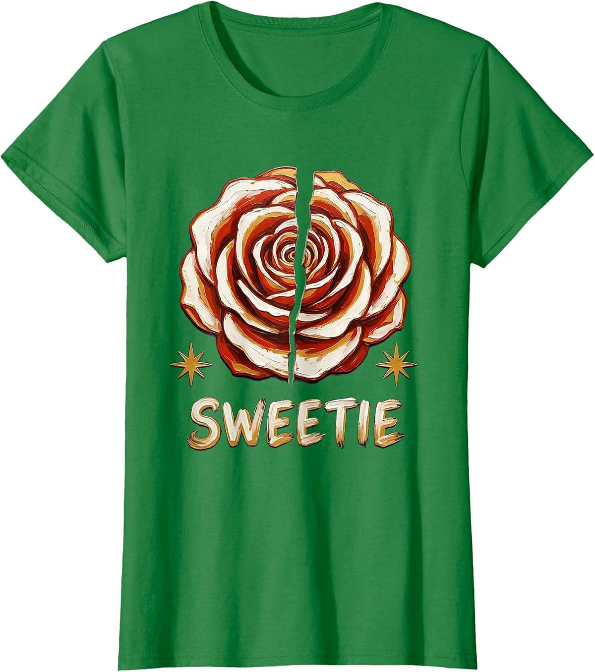 Women's SWEETlE Sign Painter Showcard Graphic Tee Matching Pair T-Shirt - Kelly Green