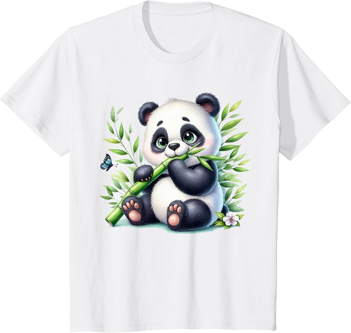 Watercolor Panda T-Shirt - White