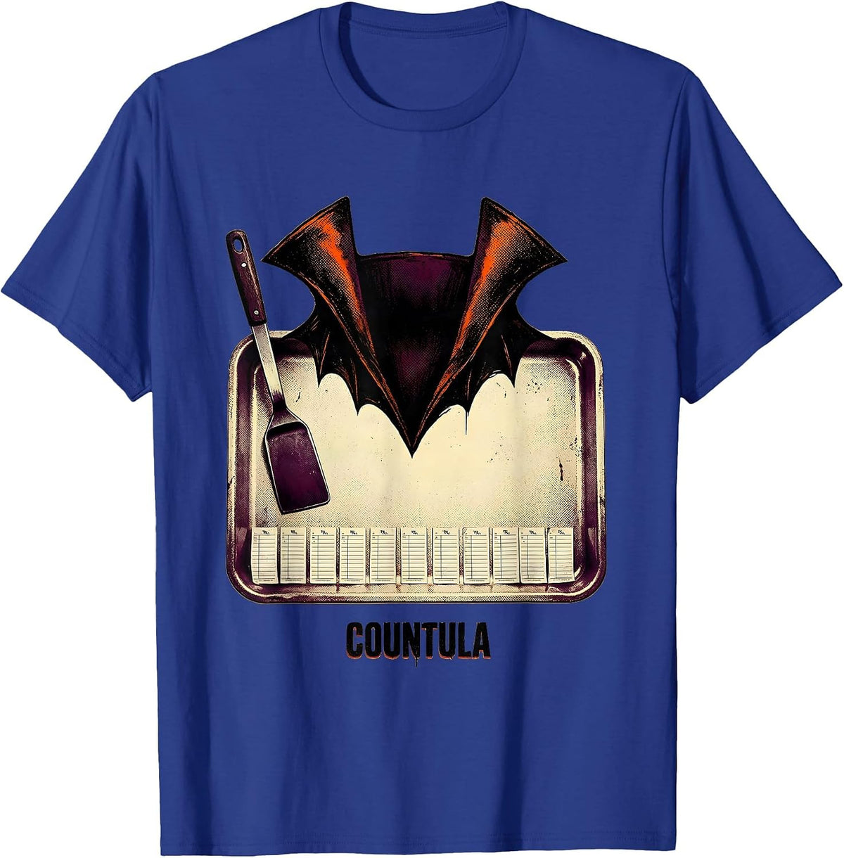 Countula Funny Pharmacy Staff Halloween Pharmacist Tech Crew T-Shirt - Royal Blue