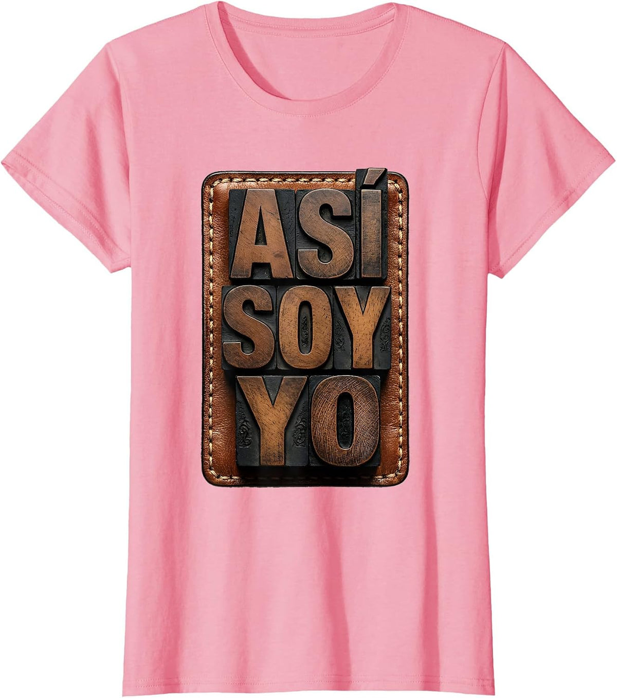 Women's Así Soy Yo Funny Mexican Spanish Pride Bilingual Humor T-Shirt - Pink