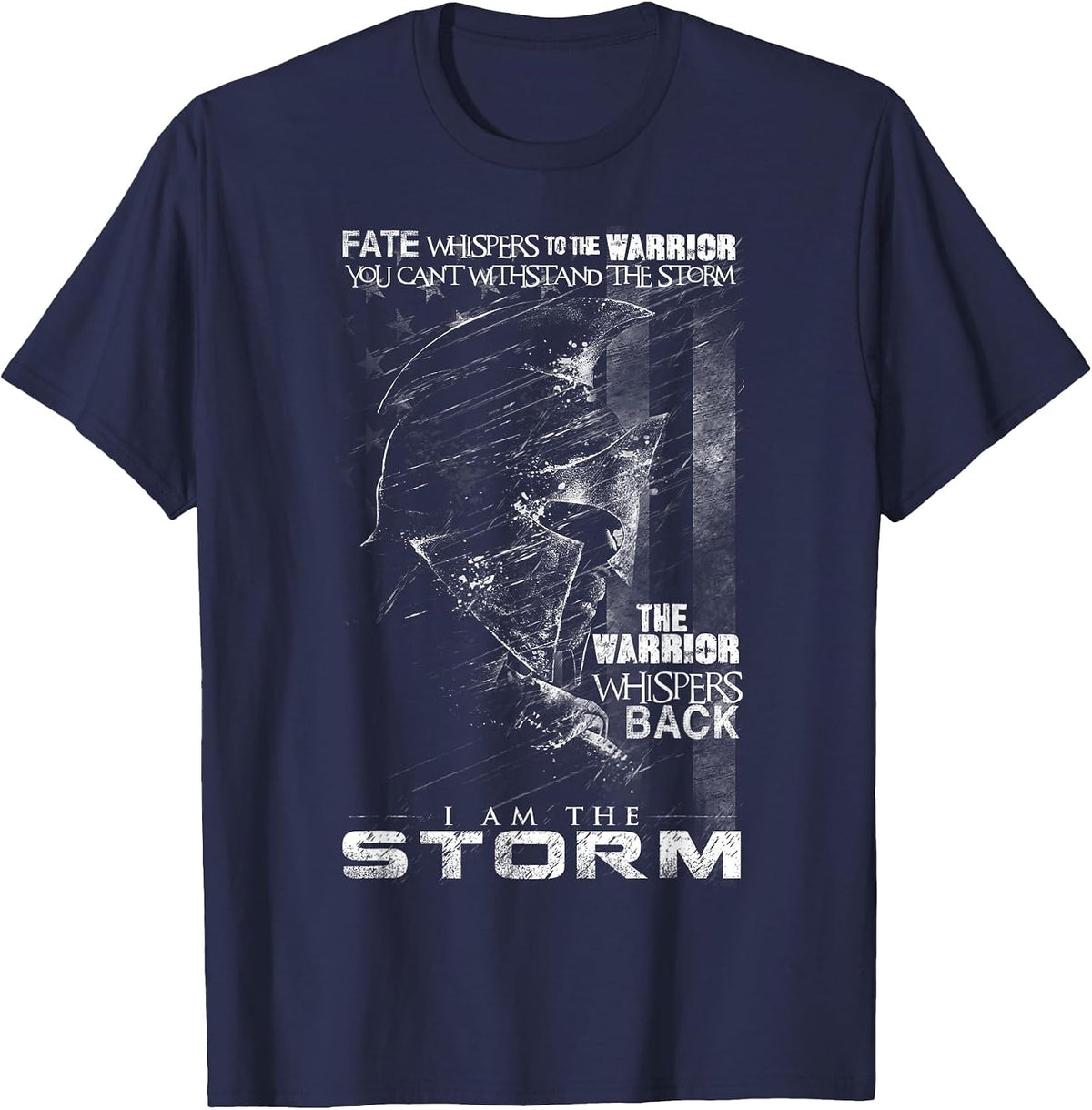 I Am The Storm T-Shirt T-Shirt - Navy Blue