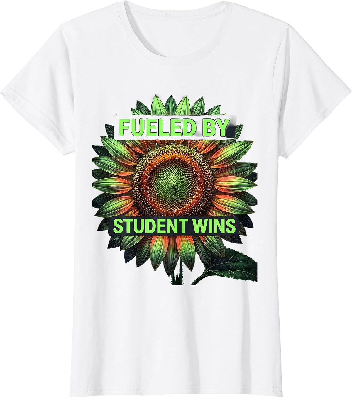 Fueled by Student Wins Paraprofessional Design T-Shirt - White