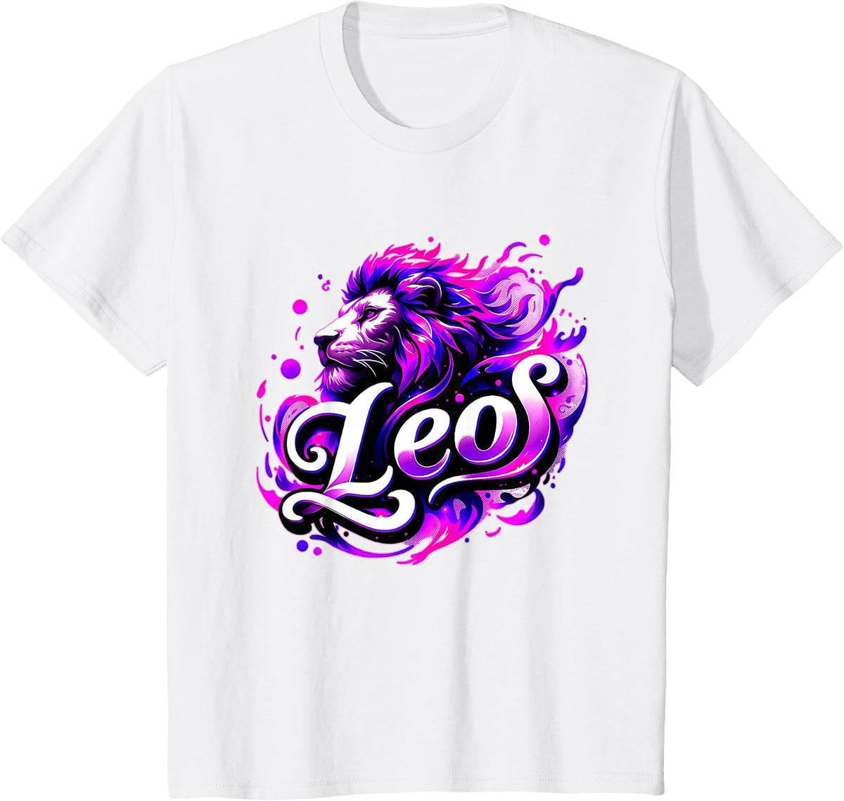 Leo Zodiac Sign Astrology Shirt Leo Birthday T-Shirt - White