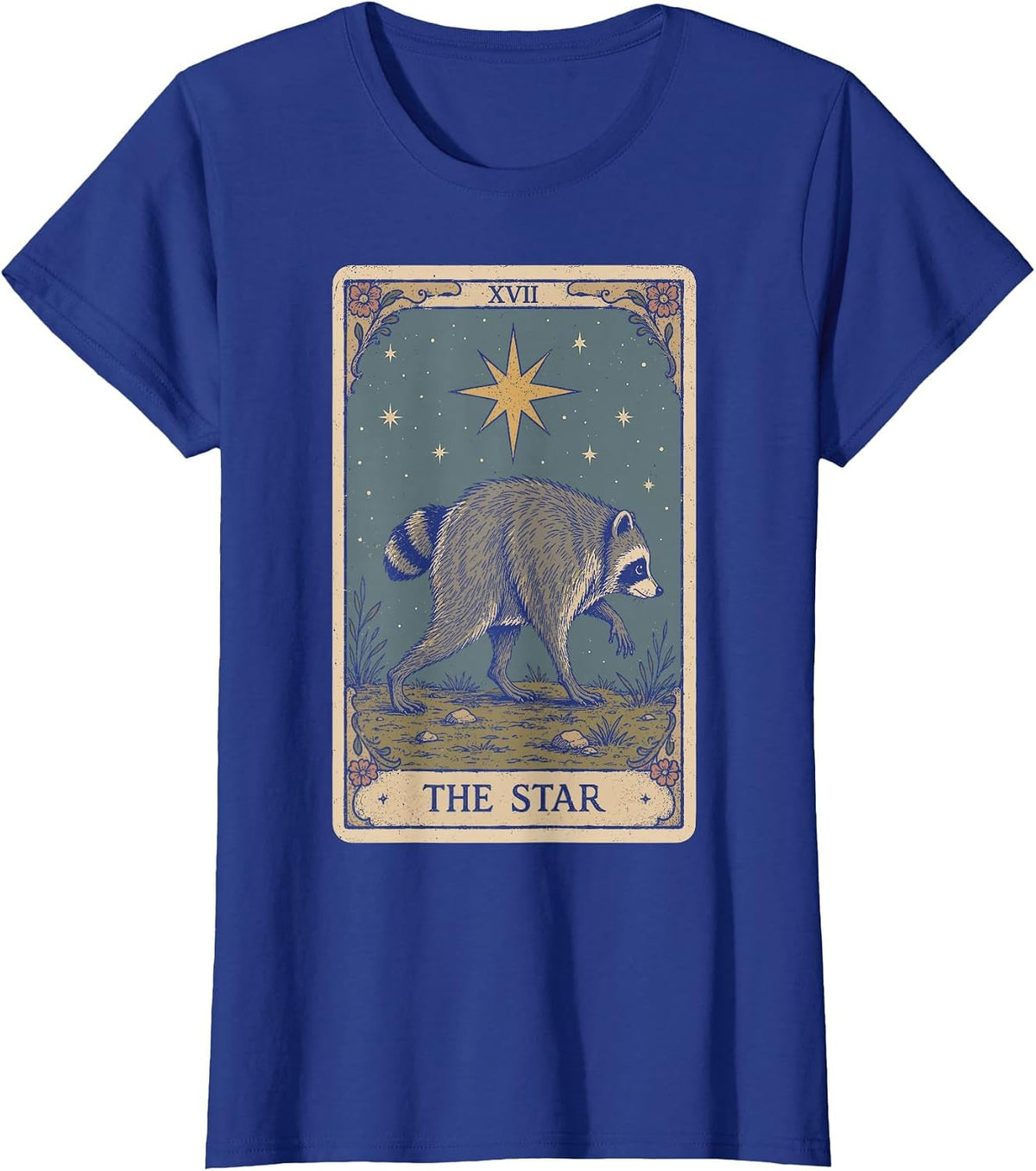 Jimothy The Star Tarot Card T-Shirt - Royal Blue
