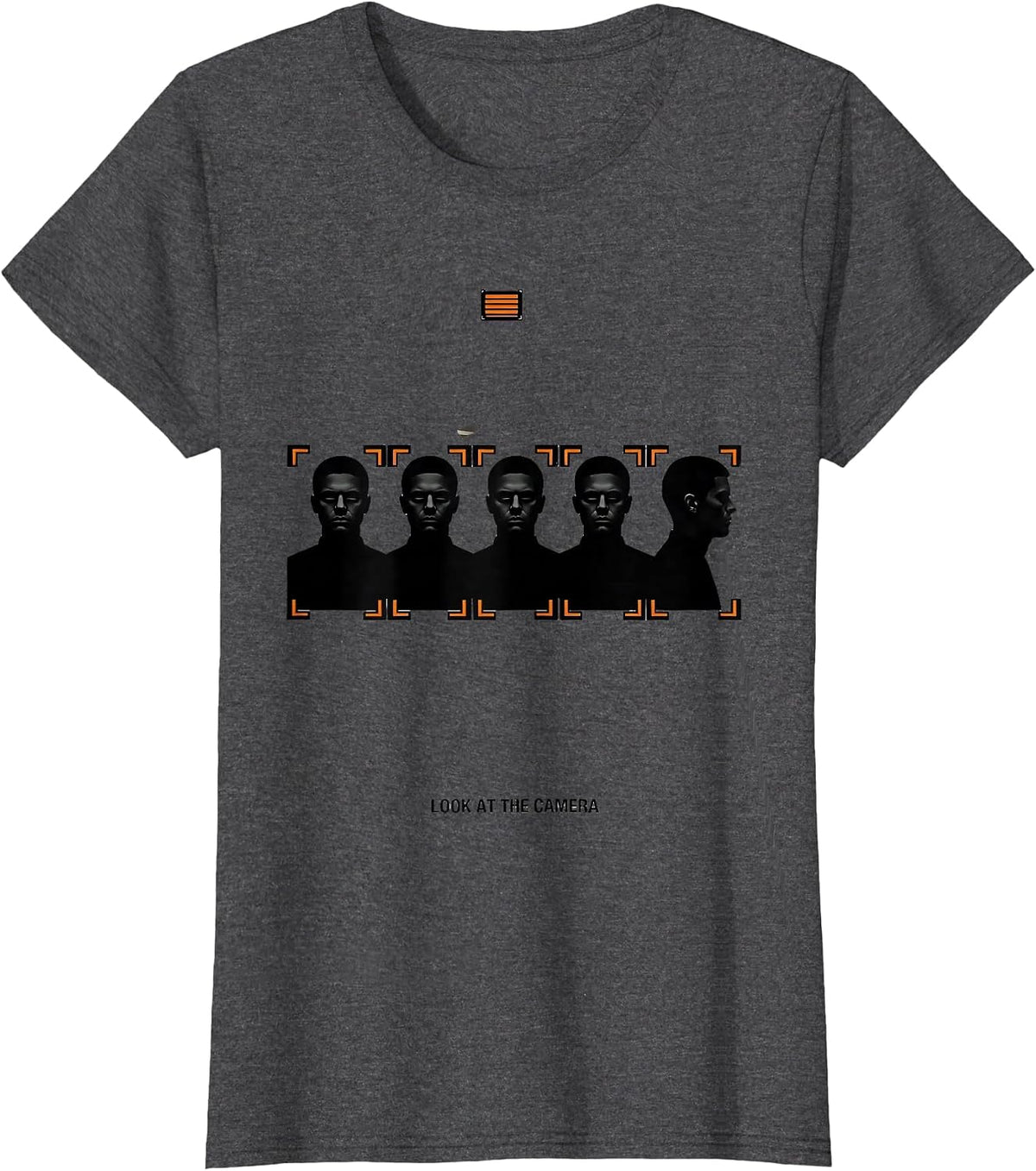 Women's Look At The Camera Funny Photographer Gift Photography Lover T-Shirt - Dark Heather Grey