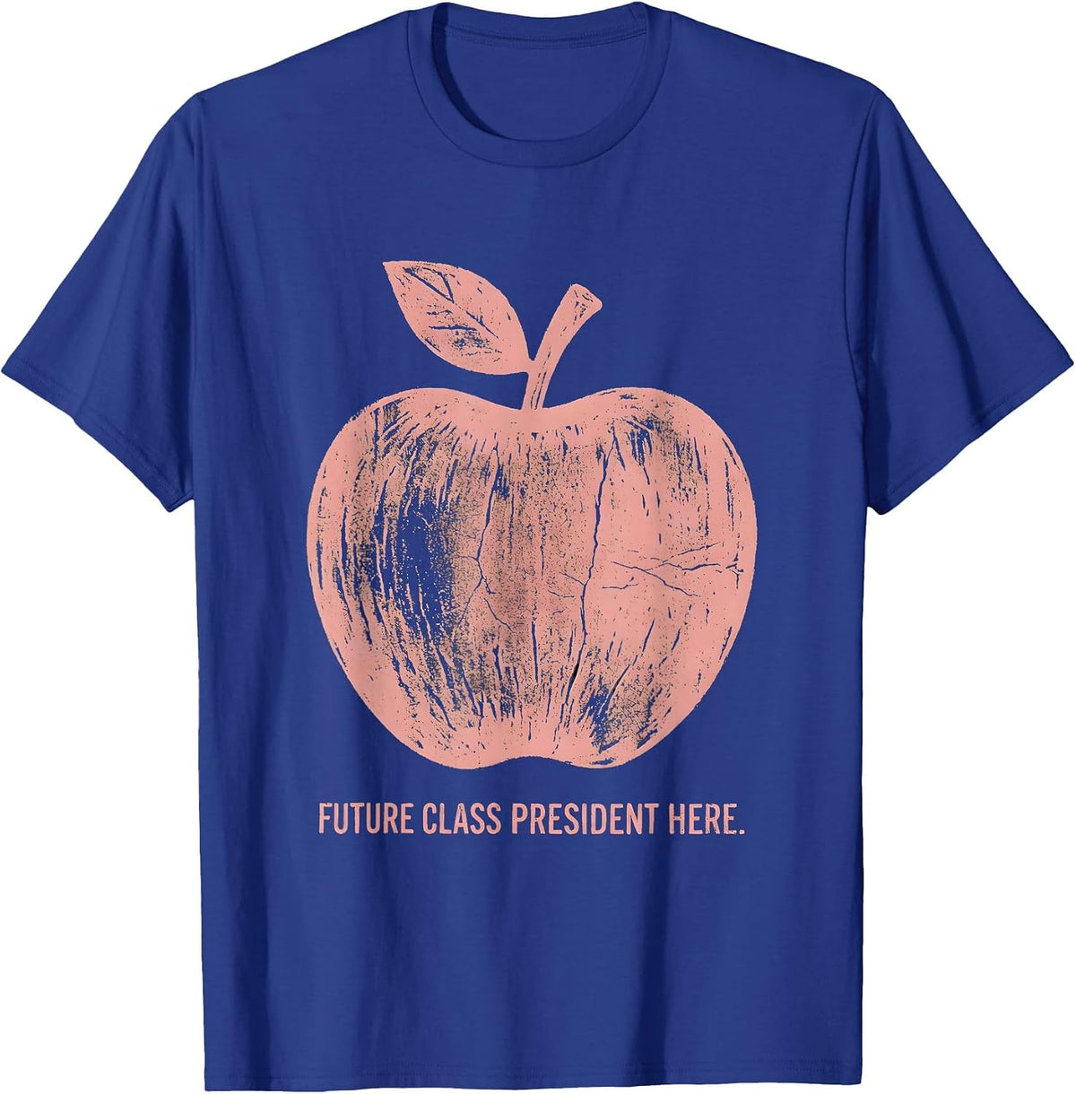 Future Class President First Day of Preschool T-Shirt - Royal Blue