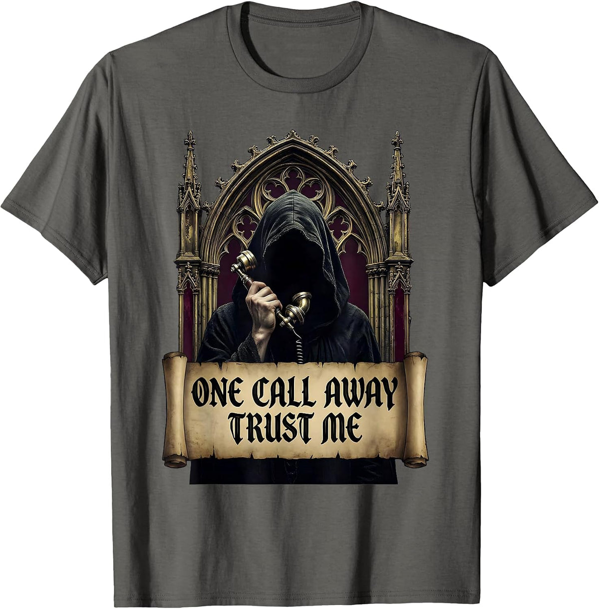 Men's I Cant But I Know A Guy One Call Away T-Shirt - Asphalt Grey