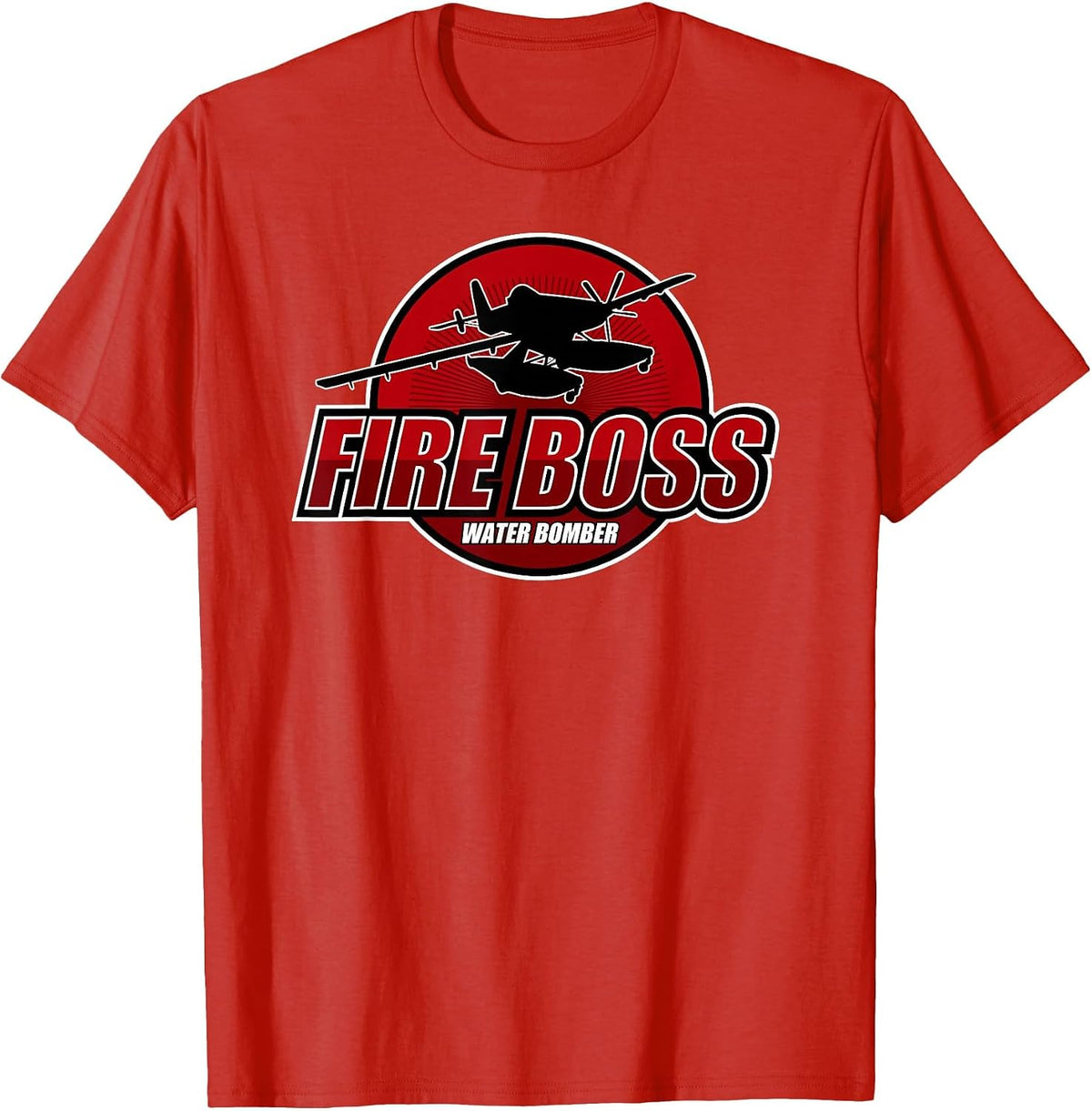 Fire Boss Water Bomber T-Shirt - Red