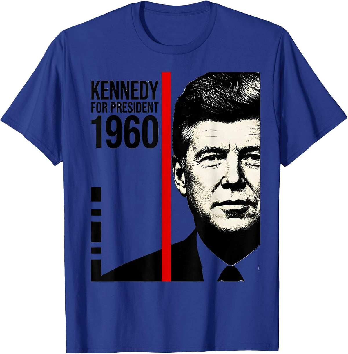 Kennedy For President 1960 Retro Patriotic Political T-Shirt - Royal Blue