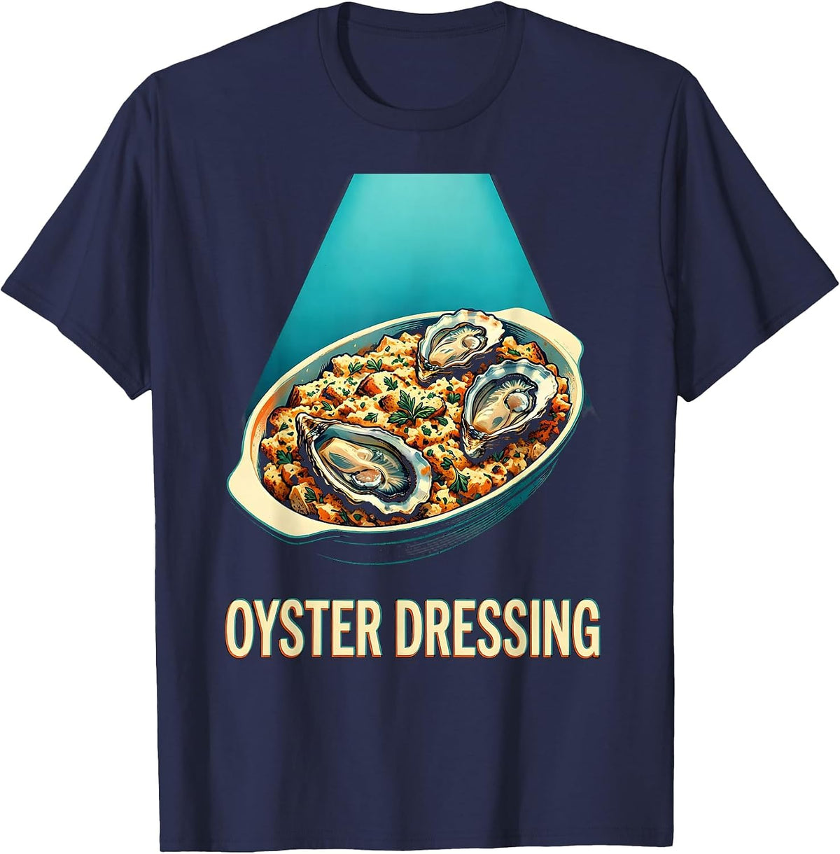 Oyster Dressing Bootleg 90's Rap Rock Vintage Funny T-Shirt - Navy Blue