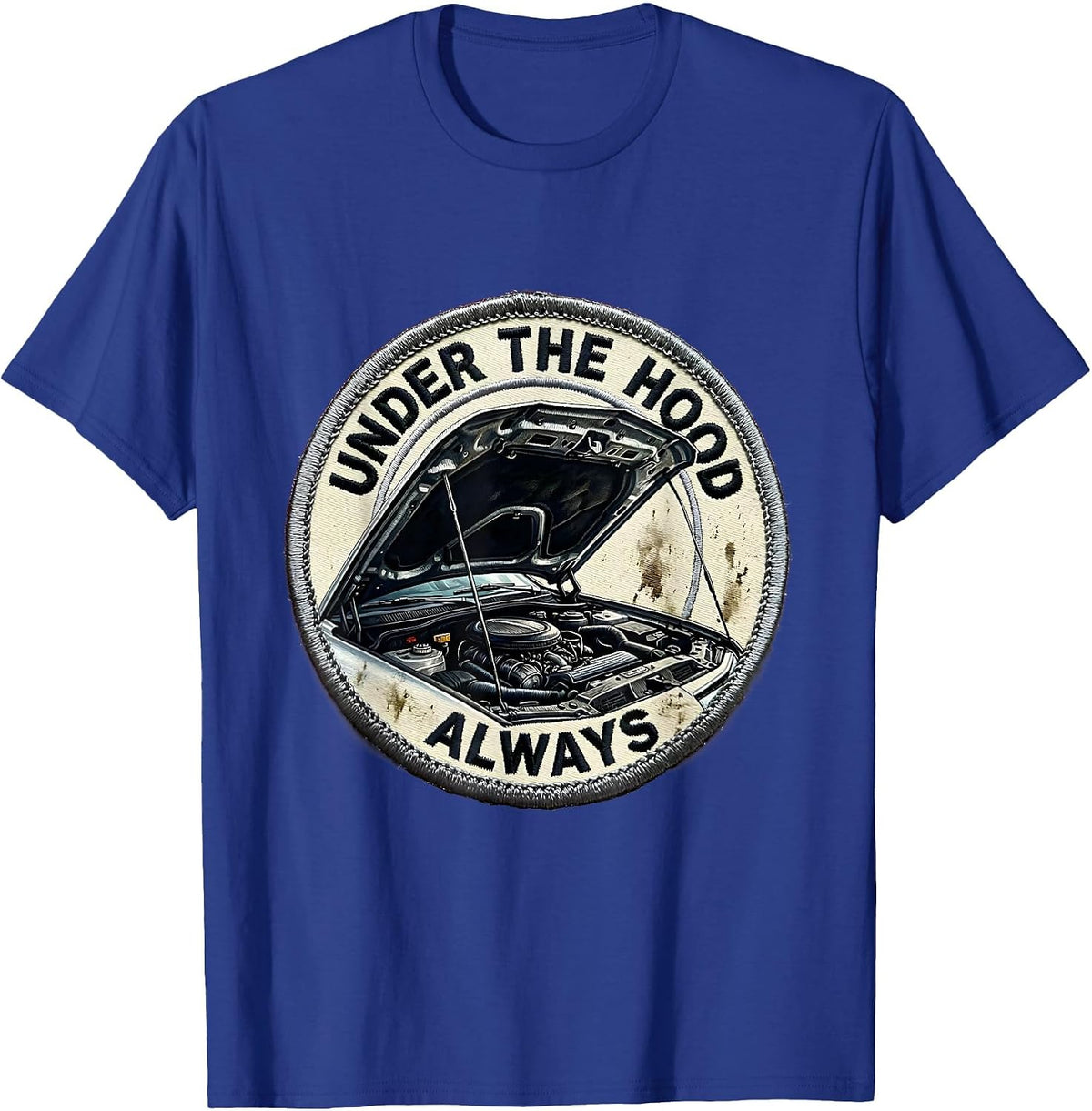 Valley Forge Automotive Under the Hood Always T-Shirt - Royal Blue