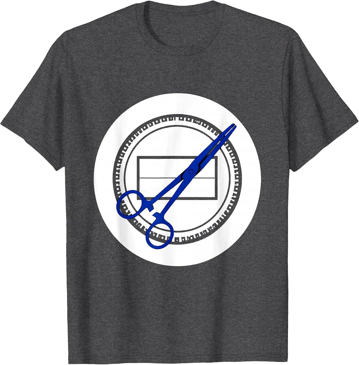 Surgical Tech Badge Scrub Tech Pride T-Shirt - Dark Heather Grey